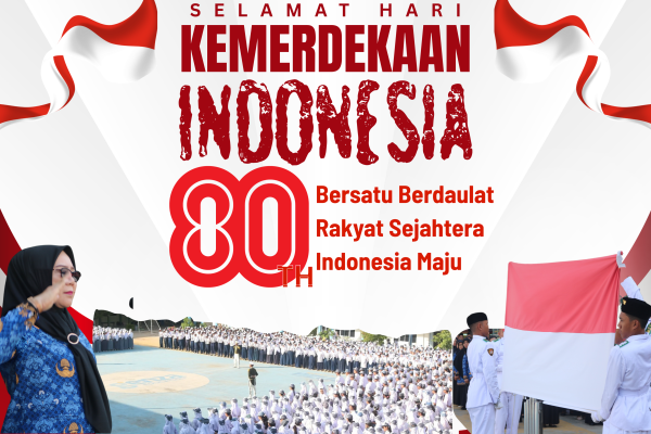 Perayaan HUT Kemerdekaan Republik Indonesia ke-80 di SMA Negeri 3 Batam