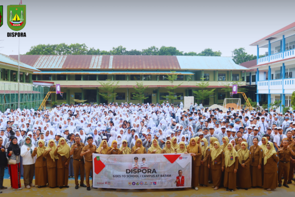 Sosialisasi Dinas Kepemudaan dan Olahraga (Dispora) ke SMA Negeri 3 Batam